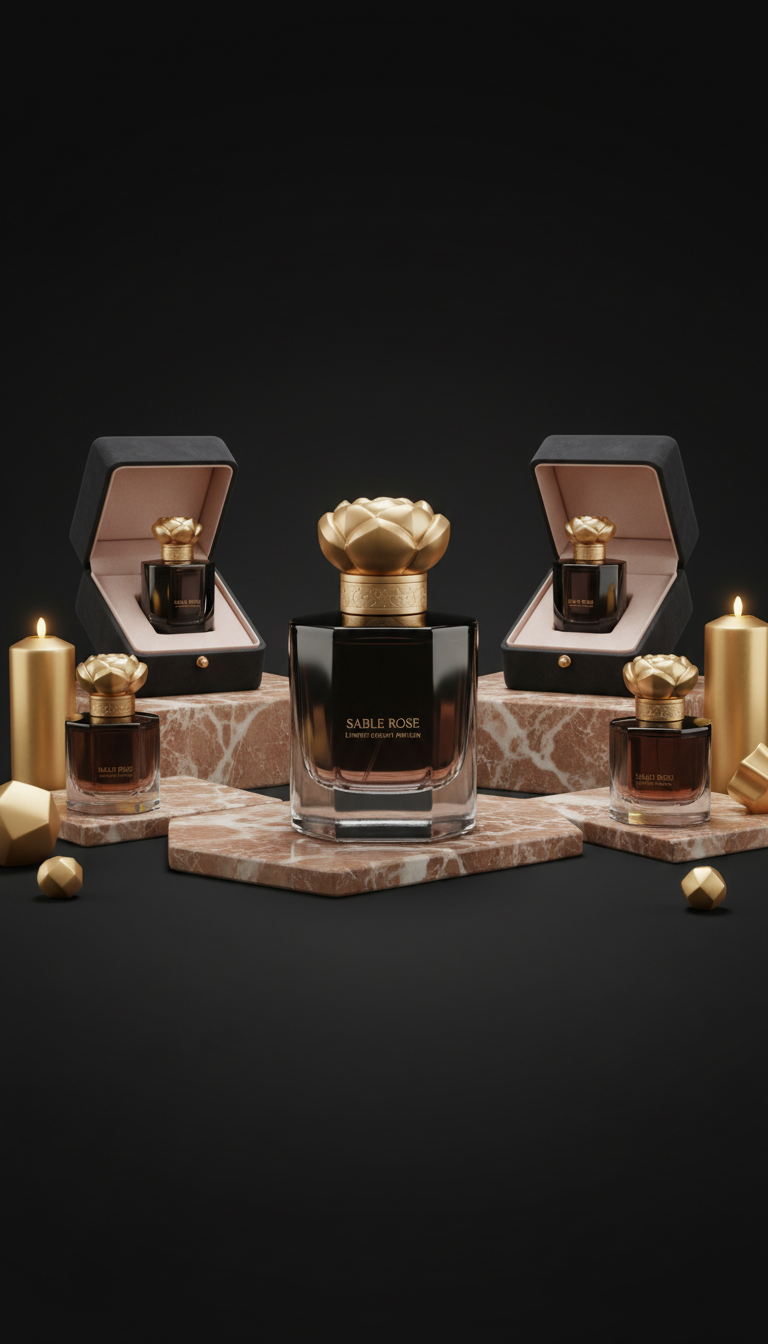Sable Rose Limited Edition Parfum Case